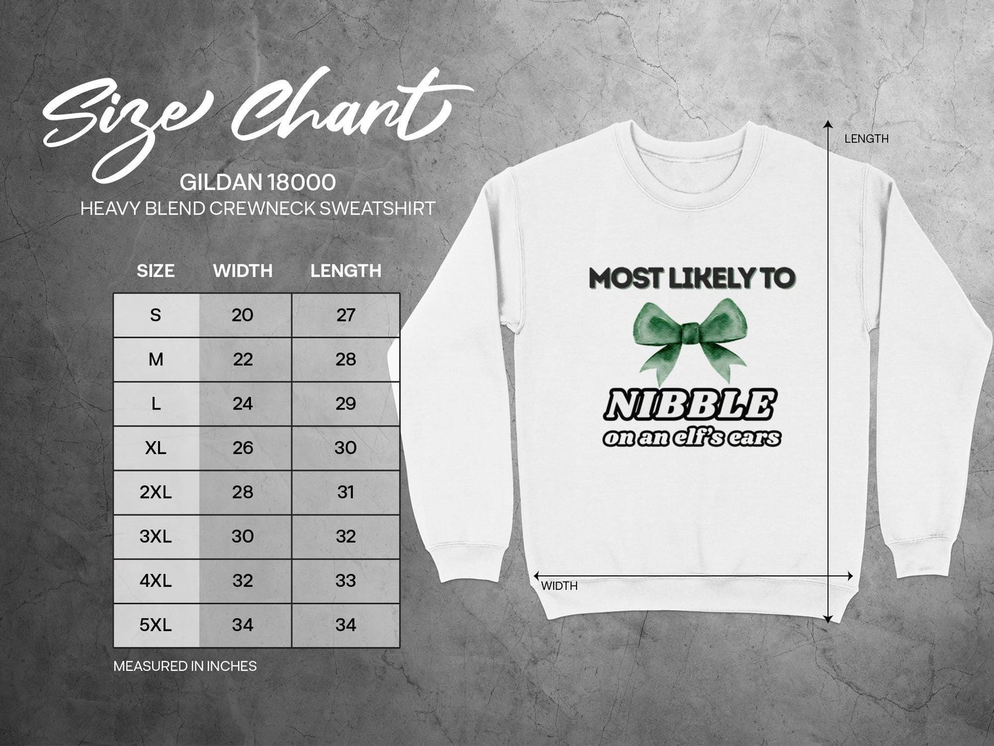 Nibble Elf Ears Christmas Tee, Funny Holiday Shirt