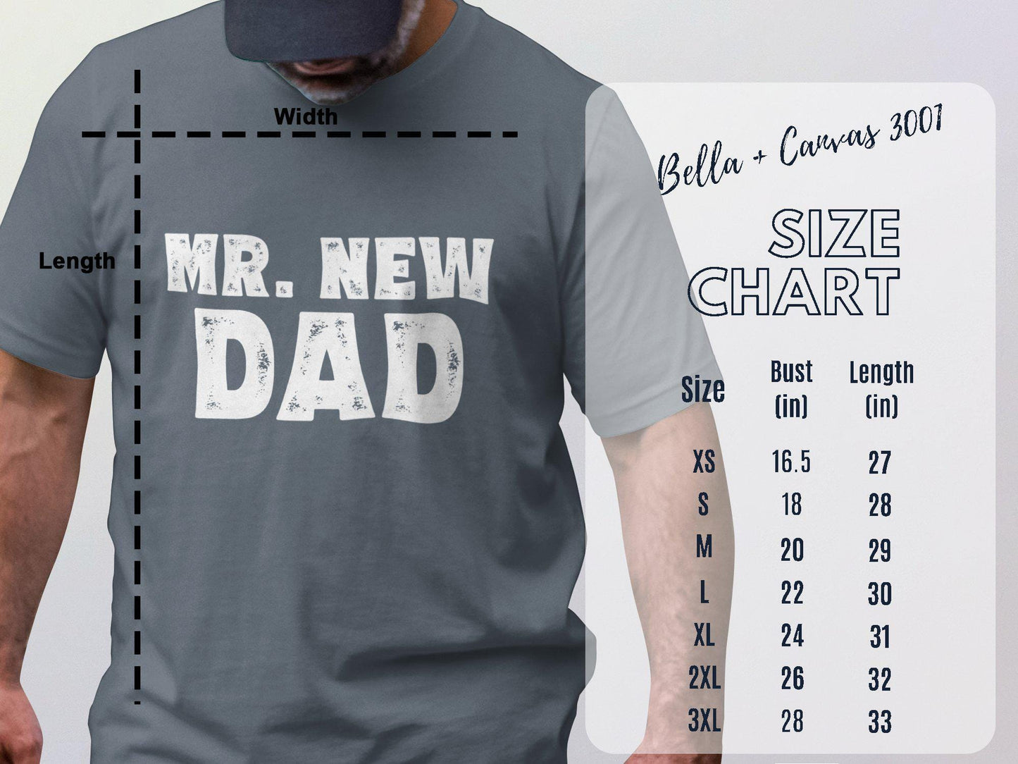 Mr New Dad T-Shirt, New Dad Gift, Father's Day T-Shirt, First Time Dad, New Parent Gift, Expecting Dad, Pregnancy Announcement