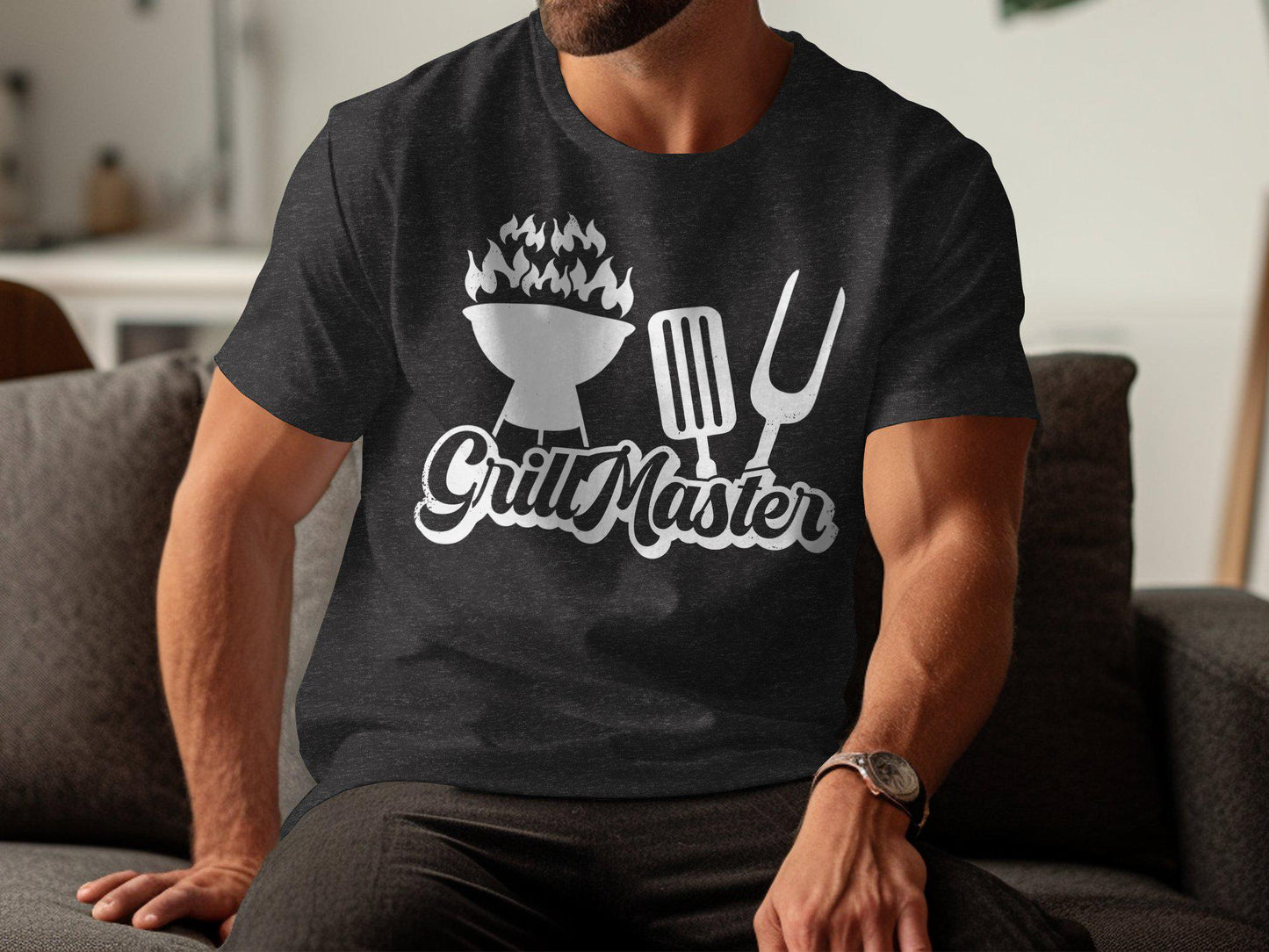 Grill Master T-Shirts, BBQ T-Shirts, Gift for Dad, Fathers' Day, Funny Grilling T-Shirts, BBQ Lover, Grill Tees