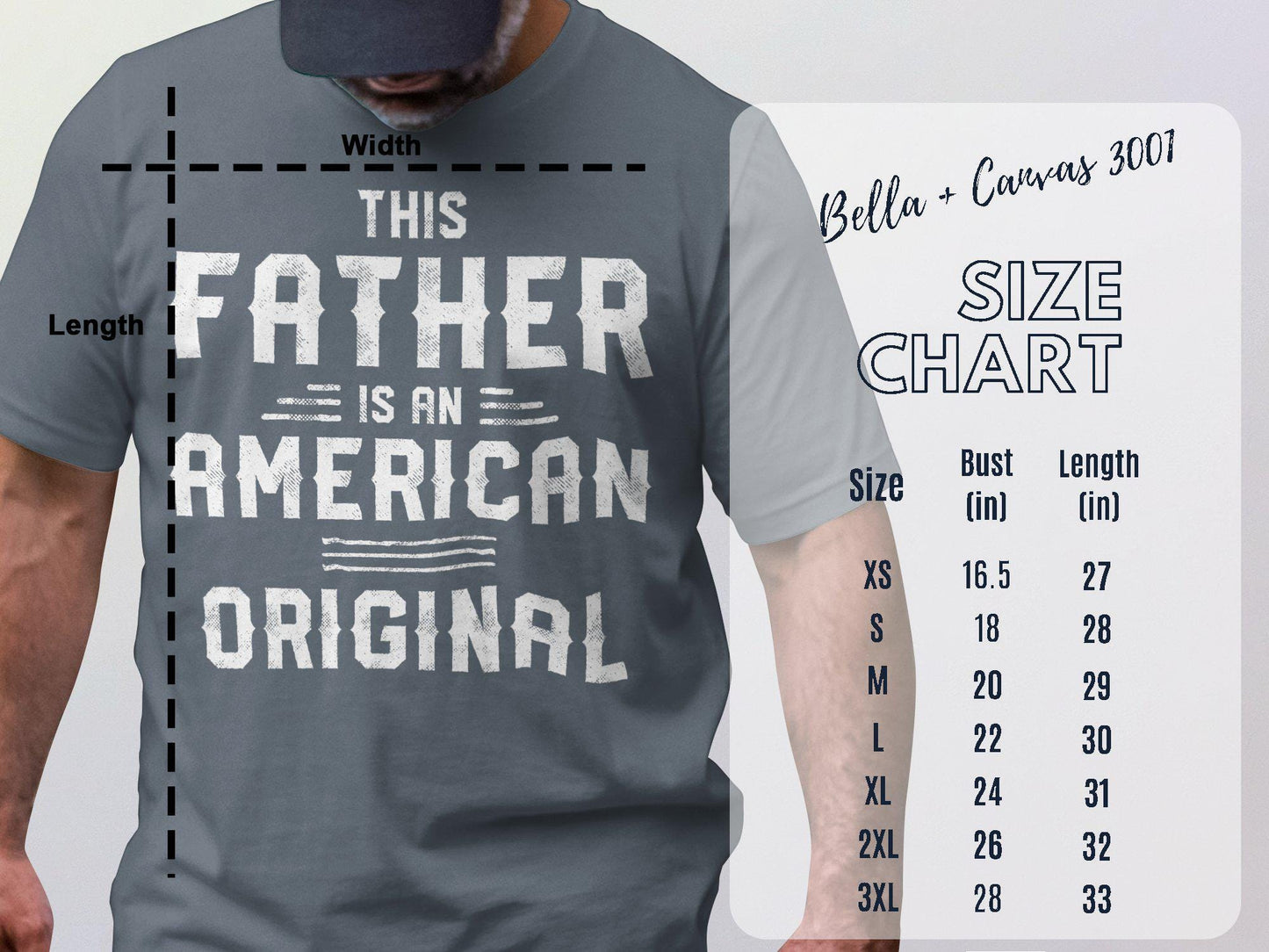 This Father is an American Original T-Shirts, Gift for Dad, Fathers Day Presents, Fathers Day TShirts, Dad Tee