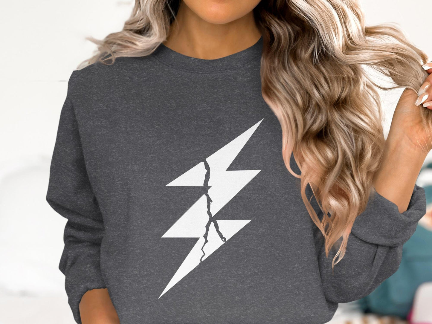 Lightning Bolt Graphic Tee, Unisex Fashion Shirt