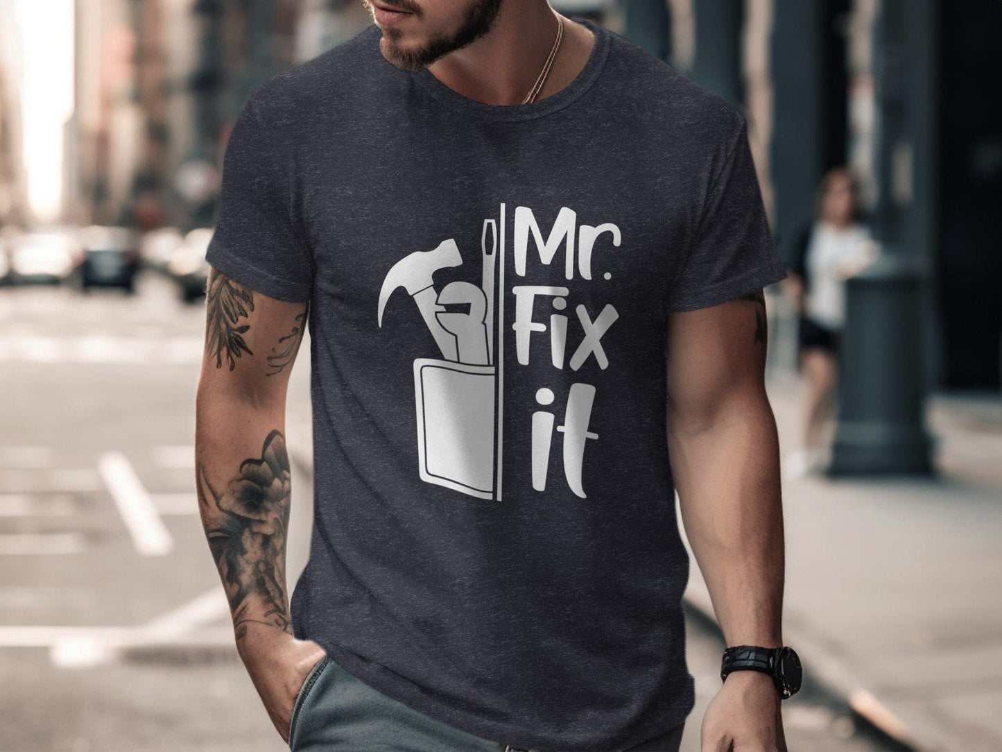 Mr Fix It T-Shirt: Funny Handyman Gift, Home Repair Tee
