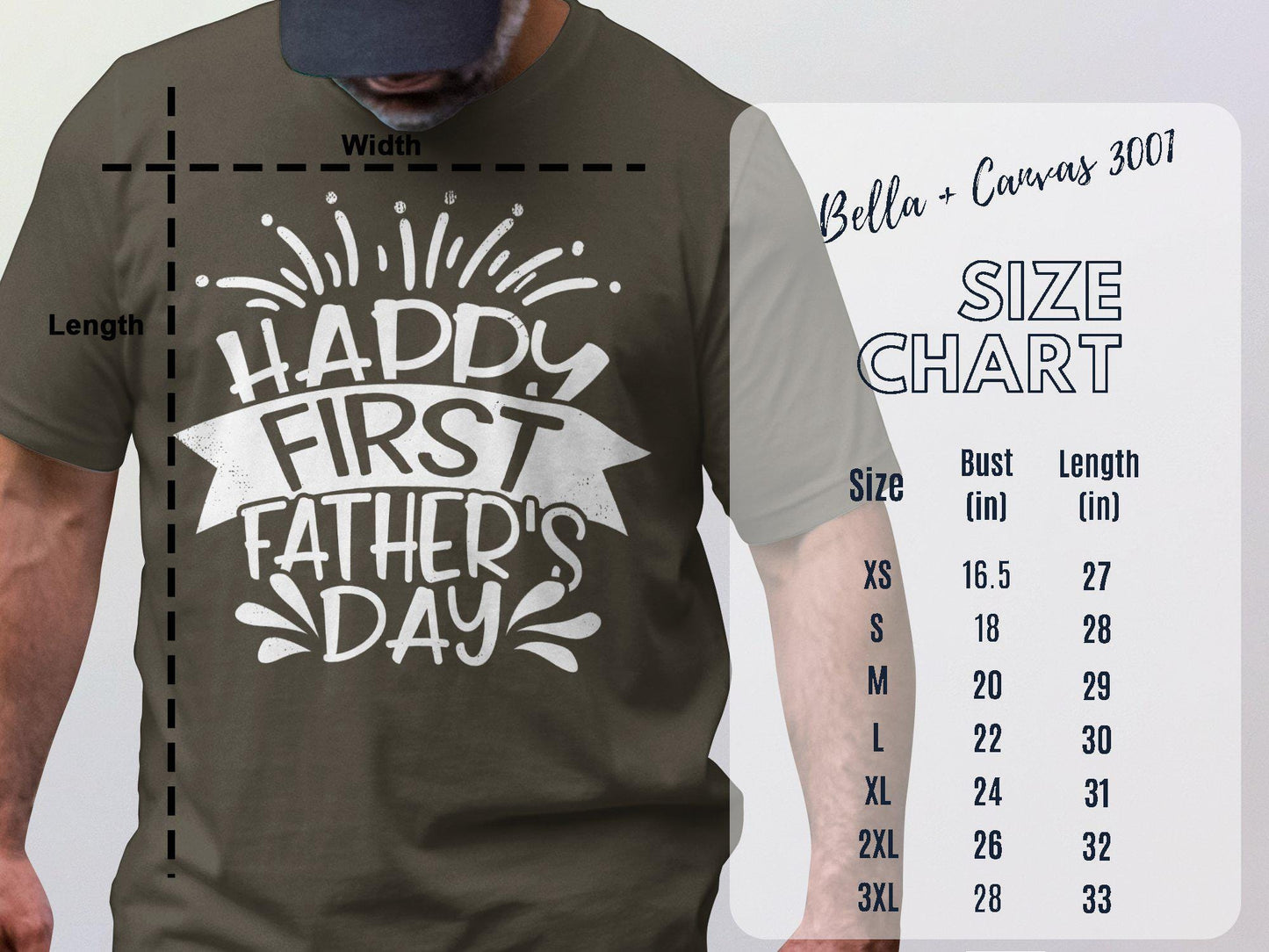 Happy First Father's Day T-Shirt: New Dad Gift