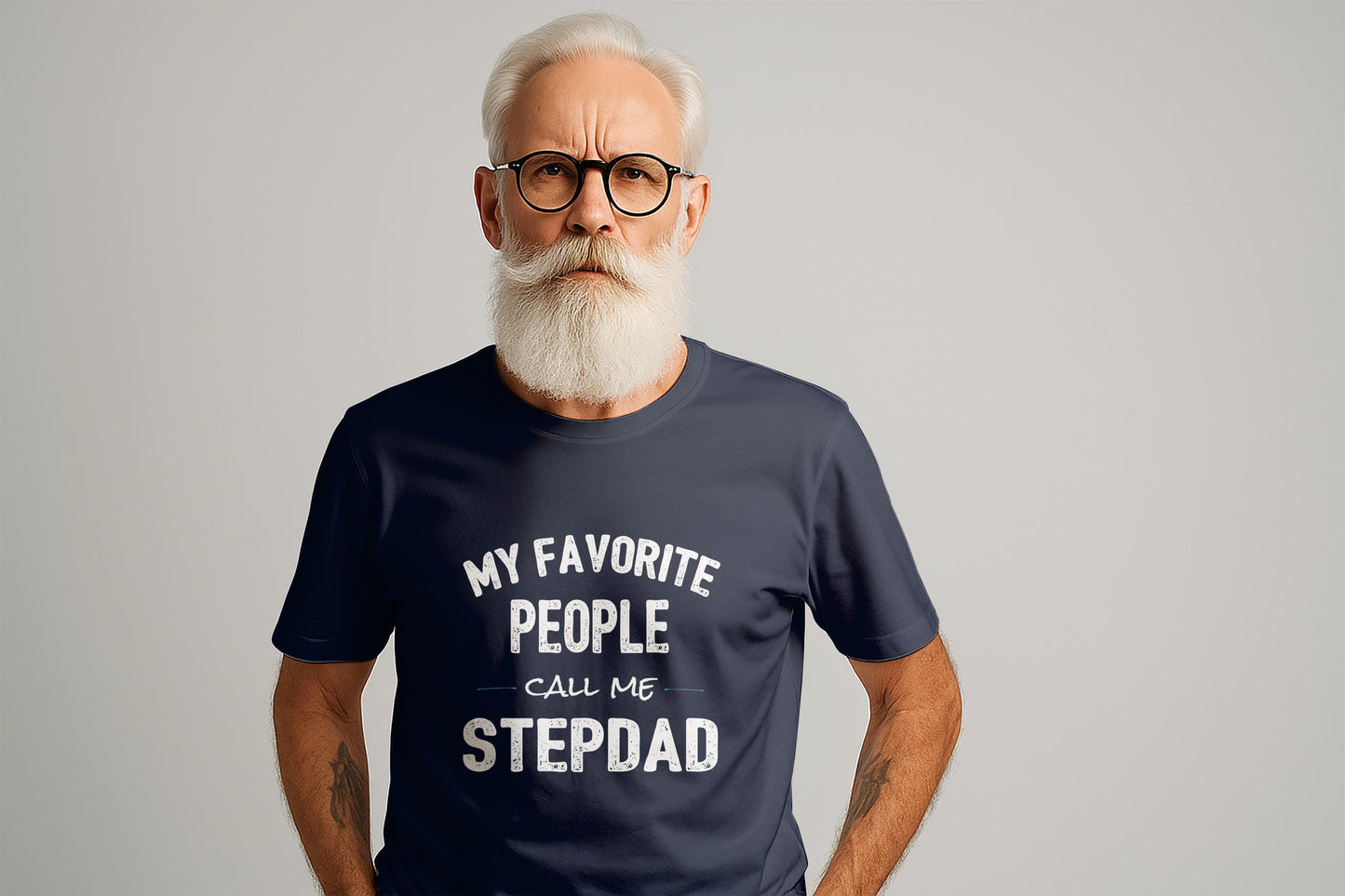 My Favorite People Call Me Stepdad T-Shirts, Gift for Dad, Father's Day, Funny Stepdad T Shirts, Dad Gift, Novelty T Shirts