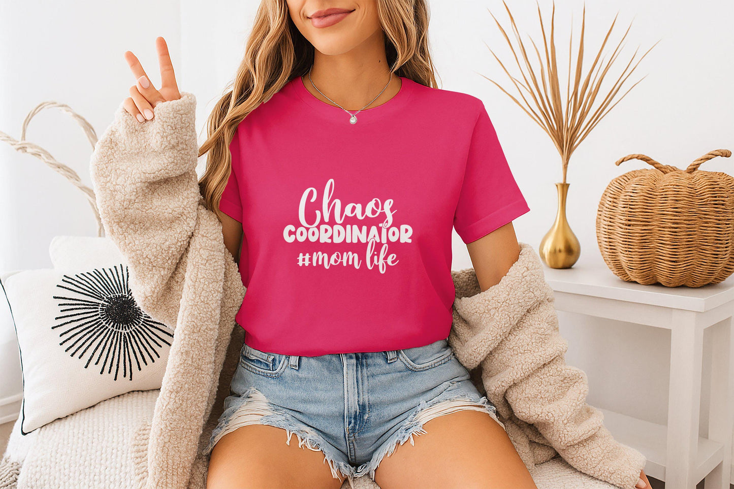 Chaos Coordinator T-Shirts, Mom Life Tee, Gift for Mom, Mothers Day Present, Funny Mom T-Shirts, Cool T-Shirts