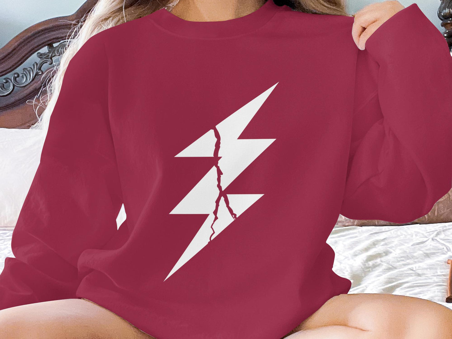 Lightning Bolt Graphic Tee, Unisex Fashion Shirt