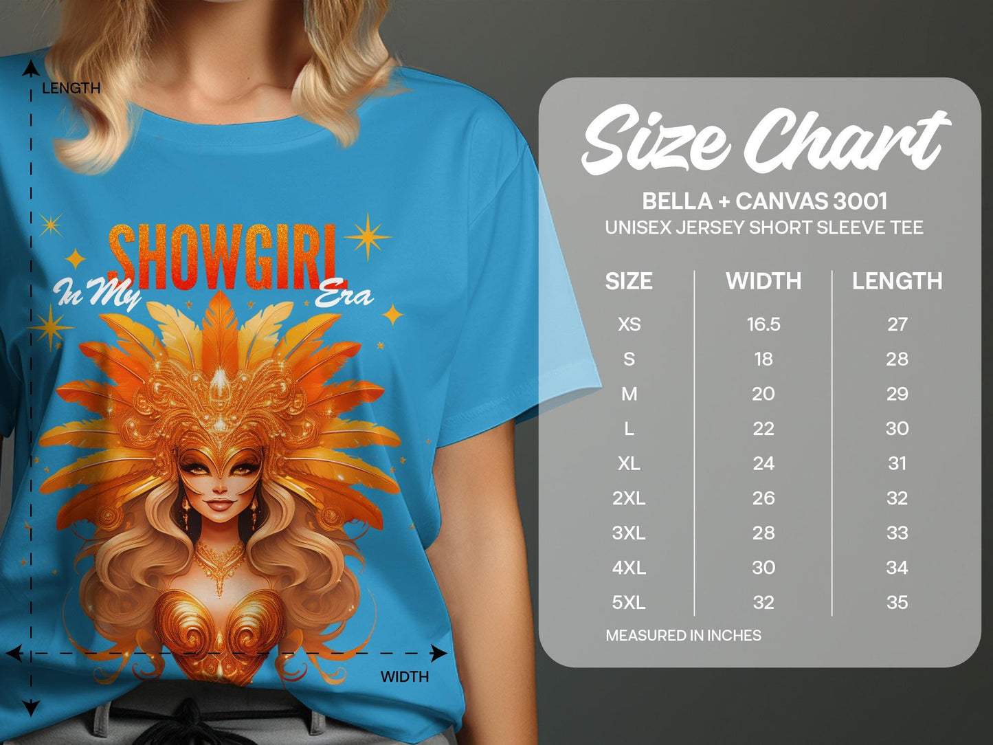 In My Showgirl Era T-Shirt, Burlesque Diva Tee, Feathered Headdress, Carnival Star Shirt, Vintage Showgirl Apparel, Glamorous Pop Star Top