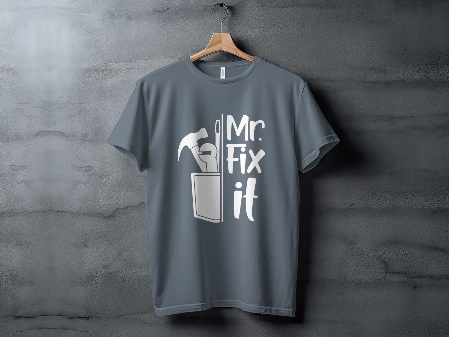 Mr Fix It T-Shirt: Funny Handyman Gift, Home Repair Tee