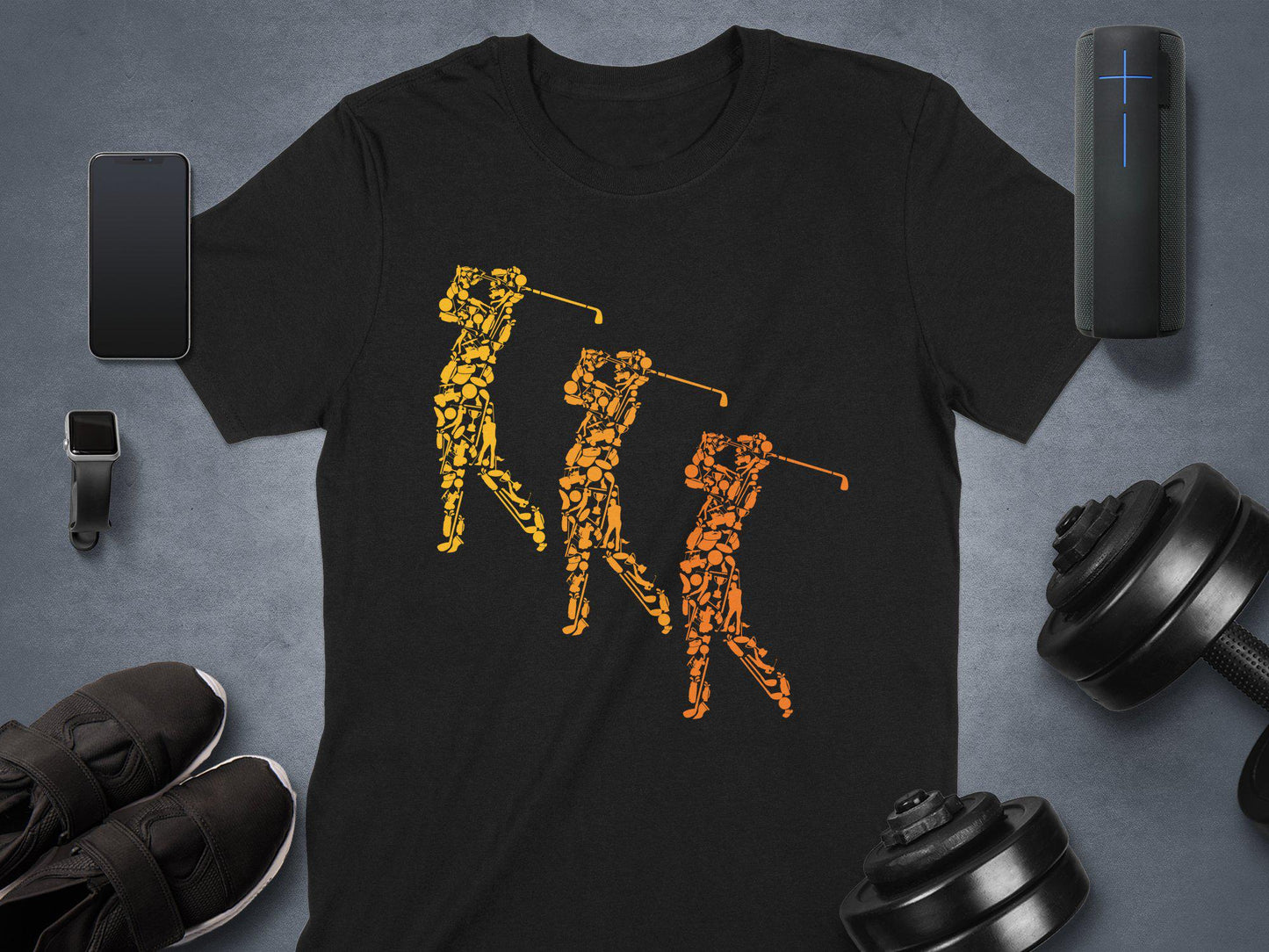 Golf T-Shirts, Golfer Gift for Dad, Cool Golfing Tee, Father's Day T-Shirts, Golf Lover T Shirt, Golf Player, Sport TShirt