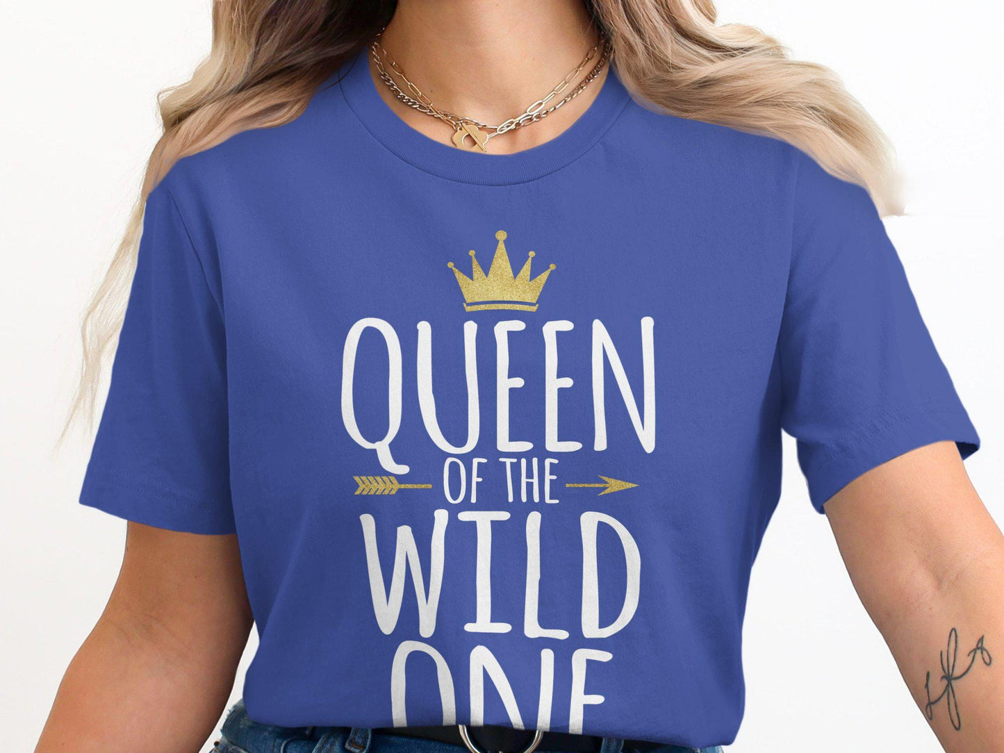 Queen of the Wild One T-Shirt: Funny Mom Tee