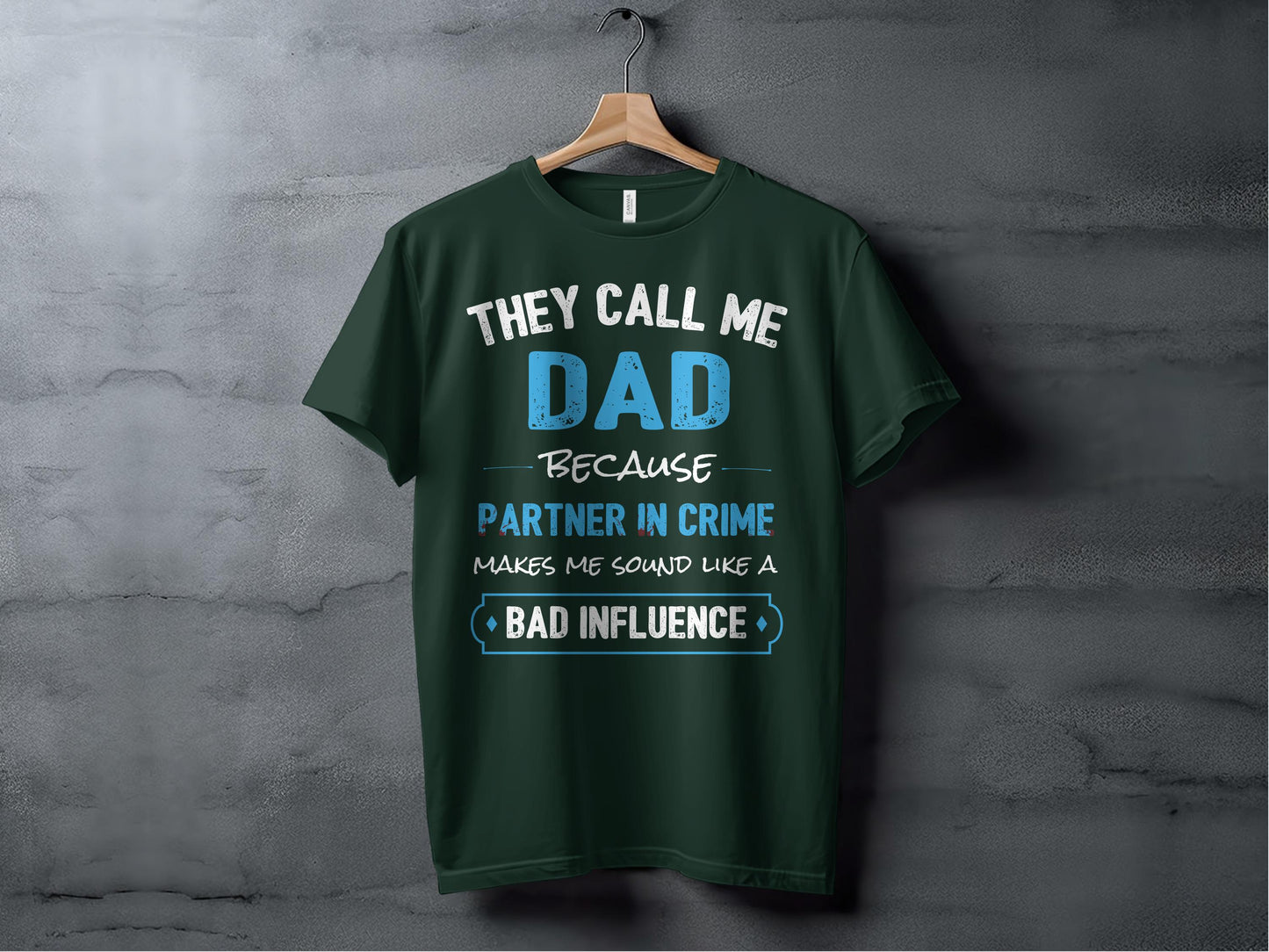 Dad Partner In Crime T-Shirts, Matching T-Shirts, Gift for Dad, Fathers Day Gift, Dad T-Shirts